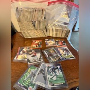 Assorted Football Trading Cards